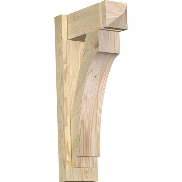 Ekena Millwork Imperial Arts & Crafts Rough Sawn Outlooker, Douglas Fir, 6"W x 14"D x 26"H OUT06X14X26IMP03RDF - main